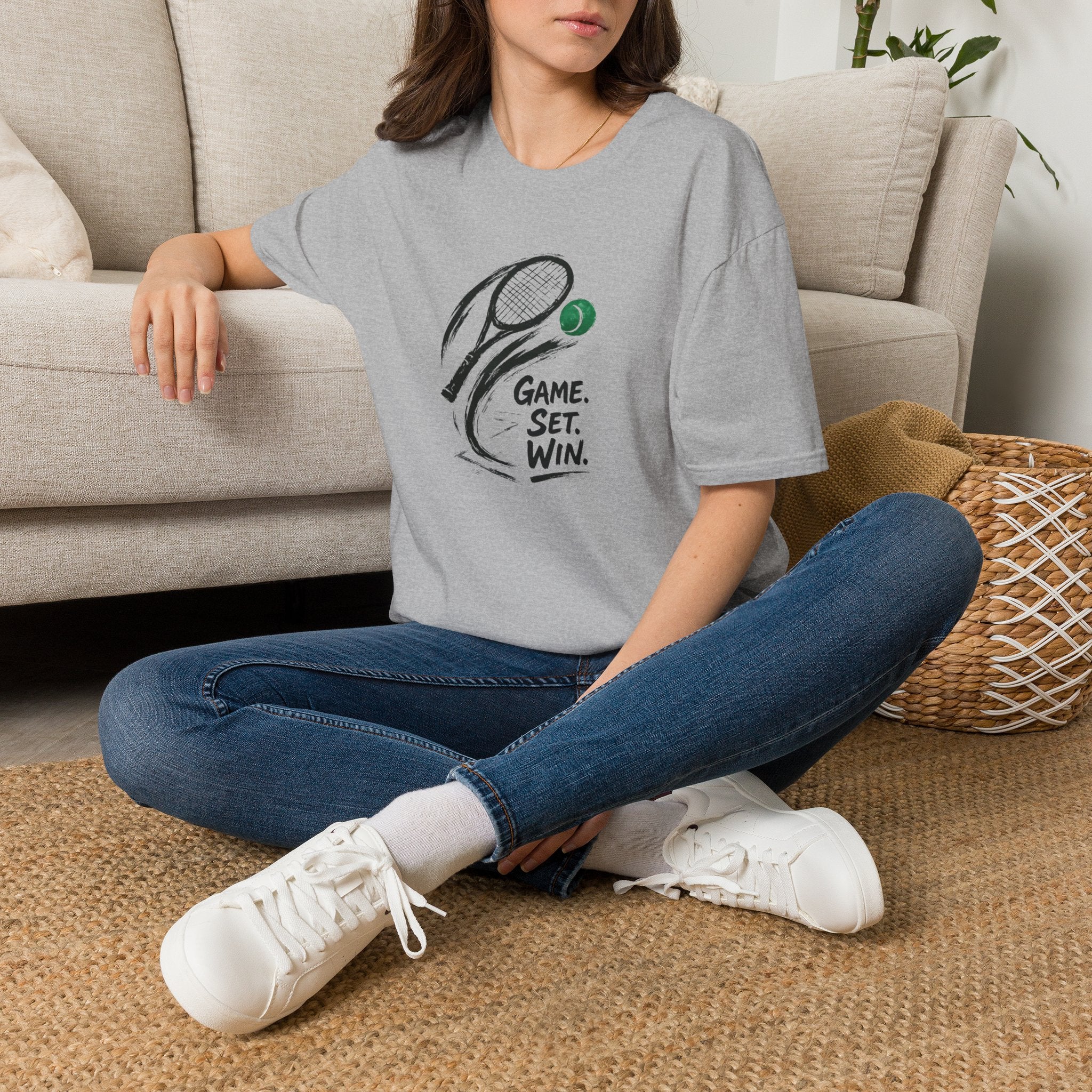 Tennis Game Set Win T-Shirt