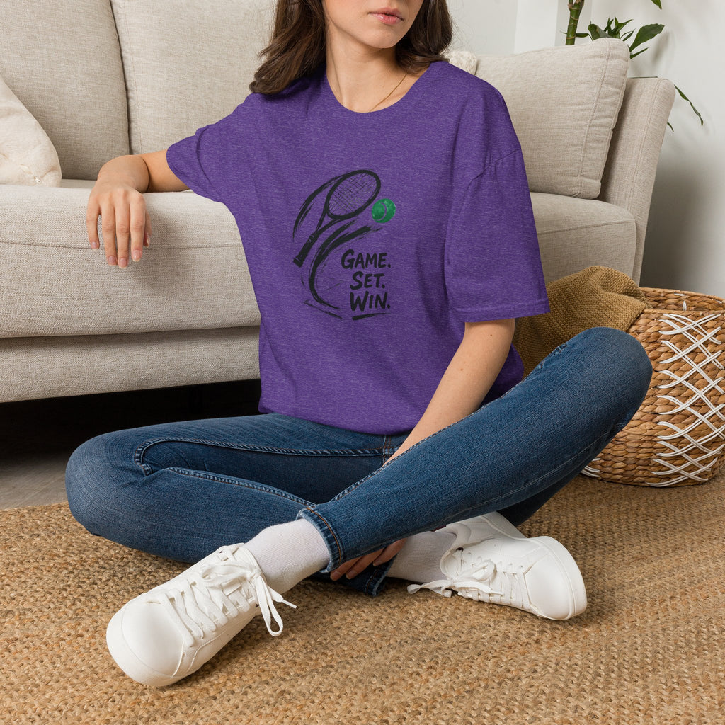 Tennis Game Set Win T-Shirt