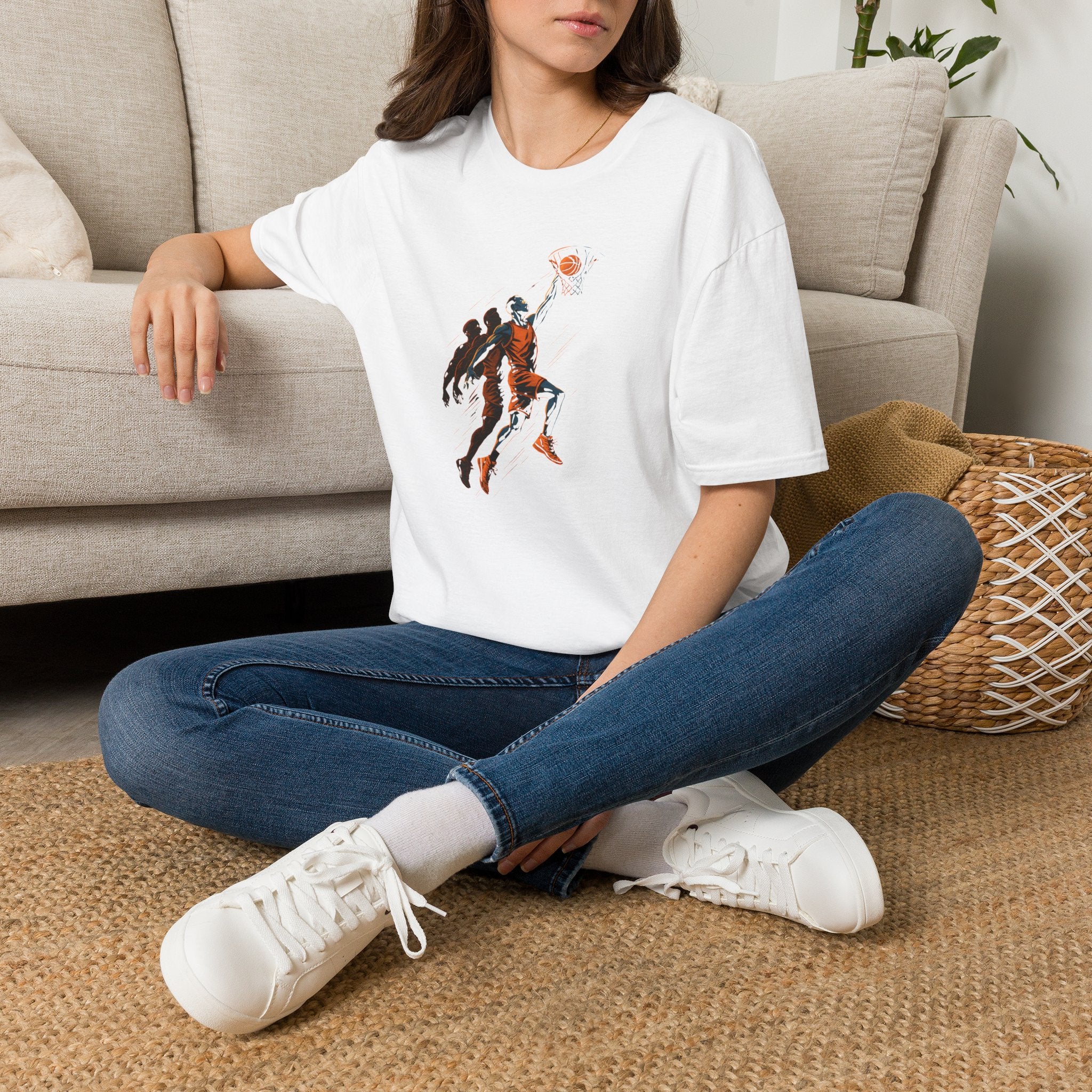 Basketball Dunk Scene T-Shirt