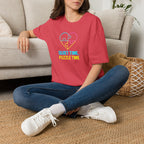 Puzzle Time Neon Heart T-Shirt