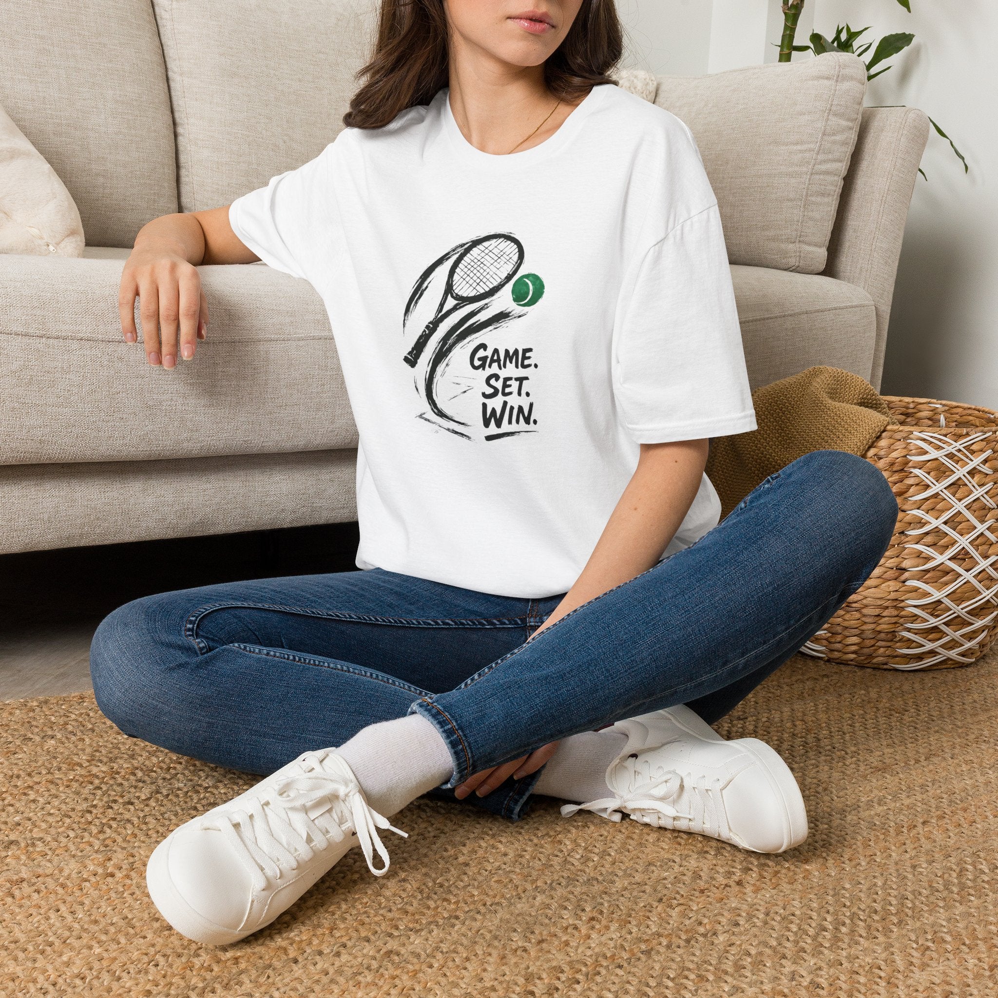 Tennis Game Set Win T-Shirt